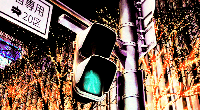 红绿灯 灯光 马路 指示