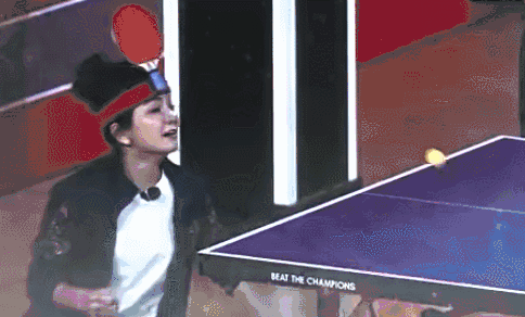 来吧冠军 陈嘉桦 击球 打乒乓球