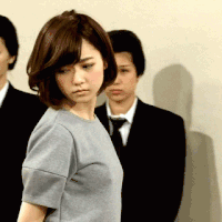 美女 短发 黑色 漂亮