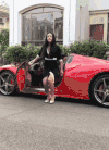 美女  漂亮  跑车  跳舞
