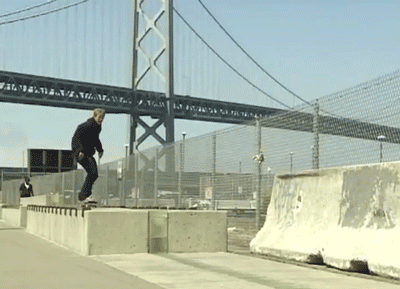 滑板 skateboarding 有惊无险 障碍 练习 训练场 大桥