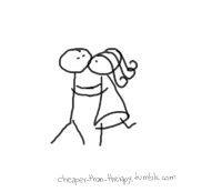 喜欢 亲吻 火柴人 动画 简笔画 stick figure