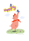 卡通 可爱 HAPPY&PIG 小蝴蝶