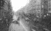 壮观 大雨 玻璃 街道