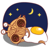 晚安 睡觉 月亮 星星 可爱