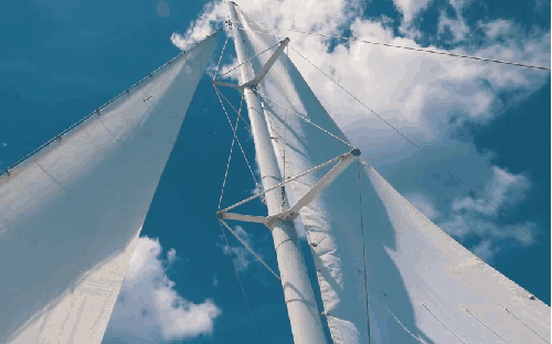 多米尼加共和国 帆船 白云 纪录片 蓝天 蓬塔卡纳 蔚蓝 风景