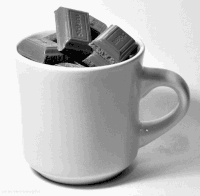 巧克力 复古 滚动 杯子