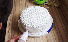 蛋糕 cake food 奶油 纯白 裱花 加工