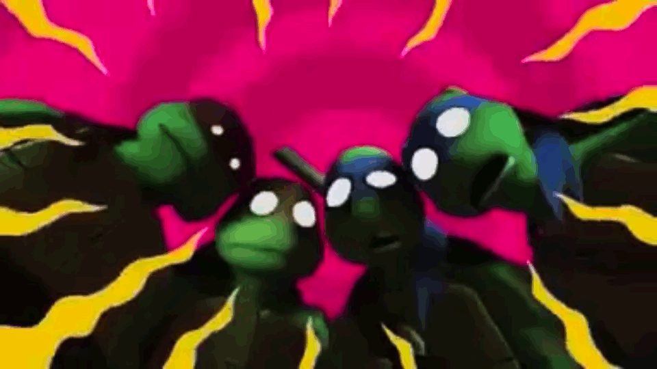 忍者神龟 Teenage+Mutant+Ninja+Turtles 卡通  震惊