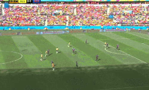 卡希尔 巴西世界杯 澳大利亚 破门 荷兰  远射