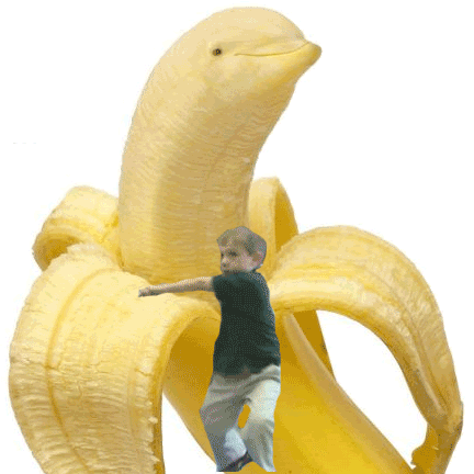 跳舞 小孩 香蕉 海豚