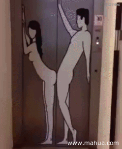 画面  要不要  电梯  开门