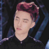 EXO 发型 衬衫 眨眼