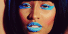 妮琪·米娜 Nicki+Minaj 哼 呵呵 蓝口红 欧美歌手