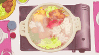 热气  美味 食物 汤
