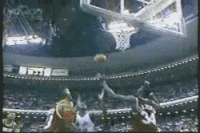 奥尼尔 NBA 篮球 隔扣 魔术 隔人 暴扣 肌肉男神 激烈对抗 劲爆体育