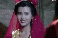 美女 古装 笑容 耳环