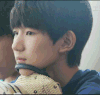 王源 美男子 tfboys 舔嘴 搞笑 逗比 明星爱豆