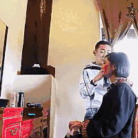 新婚祝福 做发型  幸福 新婚快乐