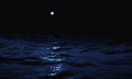 夜色 海面 波涛 壮观