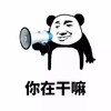 暴漫 熊猫头 你在干嘛 直男语录 搞怪 逗