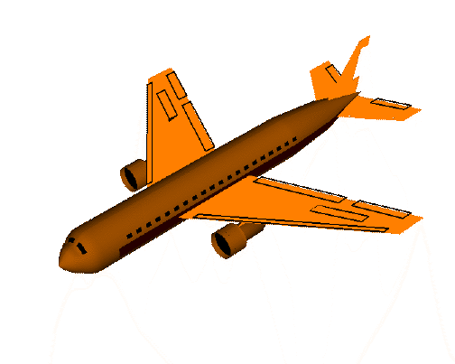 飞机 3D 创意 动漫