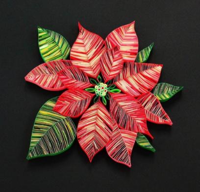 衍纸 唯美 花朵 壁纸