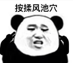 熊猫头 眼保健操 逗 沙雕 搞笑