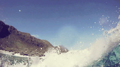 百慕大三角之谜 风景 海浪 岩石