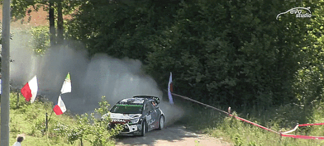 大的 活的 原因 WRC 集会 跳跃 波兰拉力赛 甜美的跳跃 powerslides
