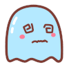 晕了 蓝色 红脸蛋 可爱