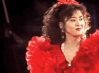 红色 音乐会 女孩 80 时尚 日本 丝带 头带 中山Miho