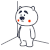 囧囧熊 难过 伤心 红脸蛋
