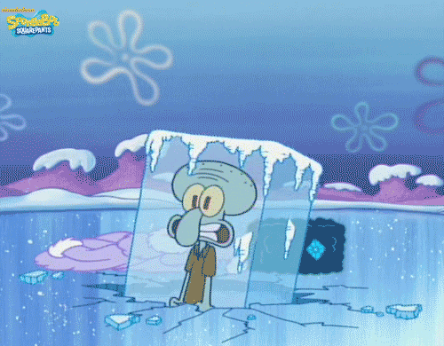 海绵宝宝 SpongeBob 章鱼哥 冰块 冷冻 冰棺 破冰 捕鱼