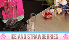 草莓 榨汁 倒 搅拌机