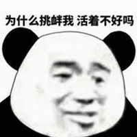 为什么 活着 熊猫头 搞怪 逗