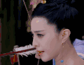 范冰冰说话 弓箭 侧脸