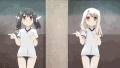卡通 美少女 跳舞 大眼睛