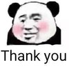 暴漫 熊猫头 thank you 谢谢 搞怪 逗
