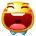 张开大嘴乐 呵呵 大笑 手绘