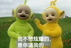 天线宝宝 两个 绿色 我不想炫耀的是你逼我的