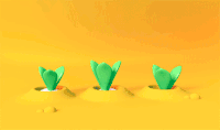 三维 3d 卡哇伊 萝卜 打地鼠  黄土地