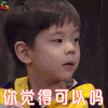 爸爸去哪儿 爸爸去哪儿第五季 嗯哼 啊哈 你觉得可以吗 询问 卖萌 soogif soogif出品