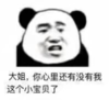 熊猫头 文字表情包 大姐你心里还有没有我这个小宝贝了 搞笑 逗 沙雕