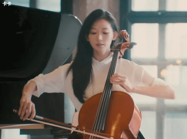 美女 大提琴 长发 演奏