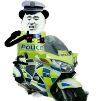 熊猫头 斗图 警察 搞笑 猥琐 police