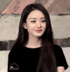 赵丽颖 说话 注视 美女