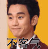 .不客气   表情包  抿嘴  帅气  金秀贤