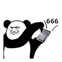 666 熊猫头 搞怪 逗