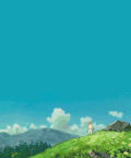 蓝天 白云 草地 风景